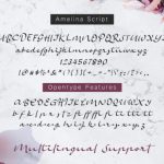 Amelina Font Poster 13