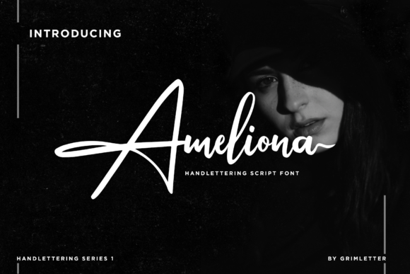 Ameliona Font Ameliona Font Poster 1