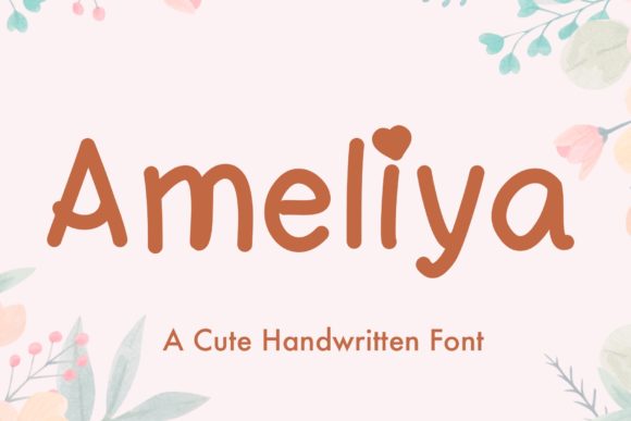 Ameliya Font Poster 1