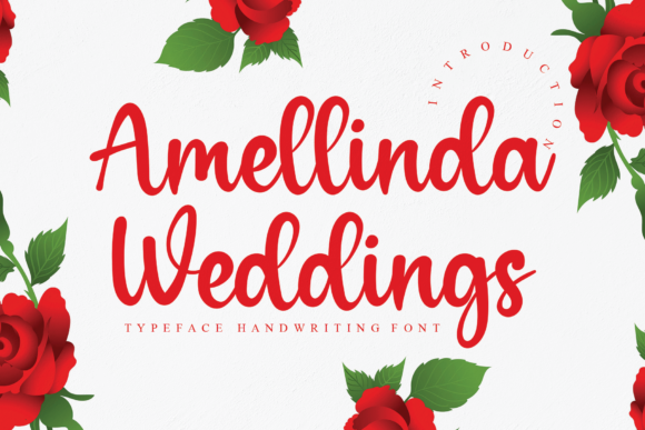 Amellinda Weddings Font Poster 1