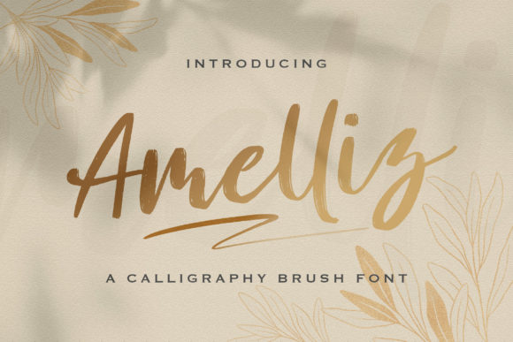 Amelliz Font Poster 1