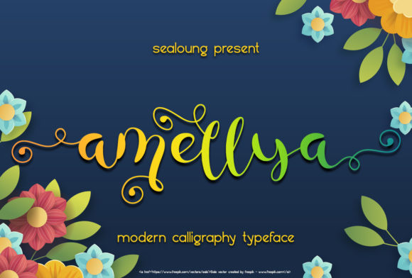 Amellya Font Poster 1