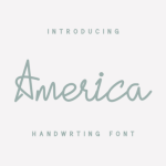 America Font Poster 1