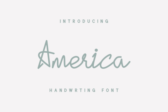 America Font Poster 1