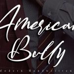American Bully Font Poster 1