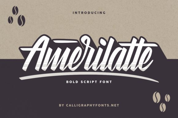 Amerilatte Font Poster 1