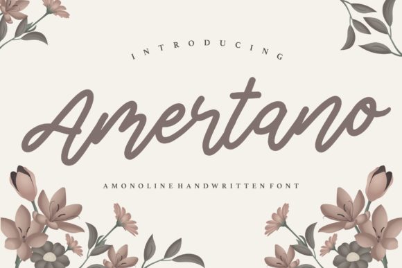 Amertano Font Poster 1