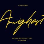 Amighost Font Poster 1