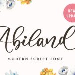 Amiland Font Poster 1