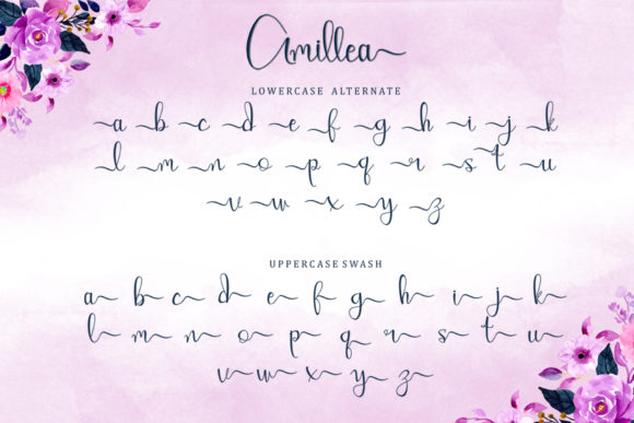 Amillea Font Poster 7