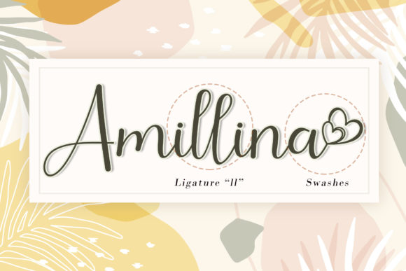 Amillina Font Poster 10