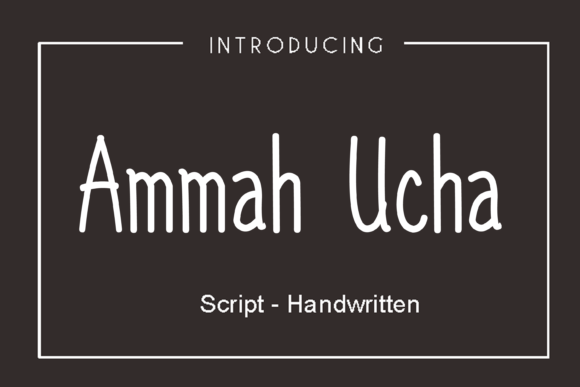 Ammah Ucha Font