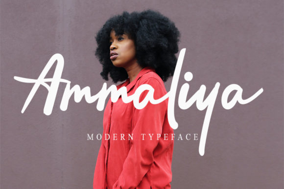 Ammaliya Font Poster 1