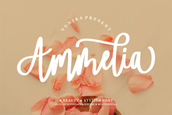 Ammelia Font Poster 1