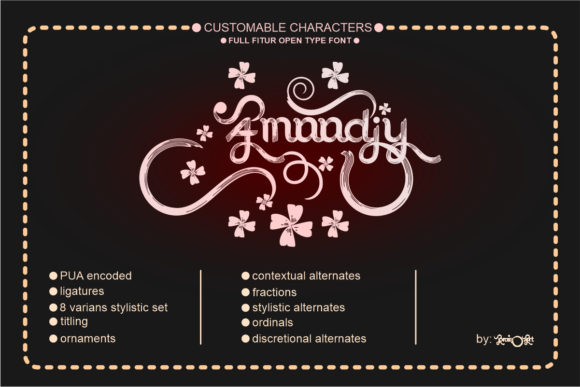 Amoodjy Font Poster 2