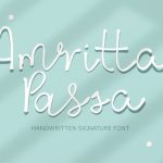 Amritta Passa Font Poster 1