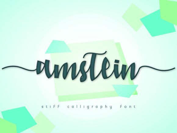 Amstein Font Poster 1