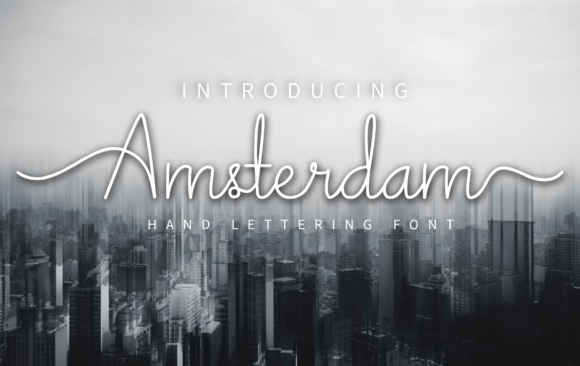 Amsterdam Font Poster 1