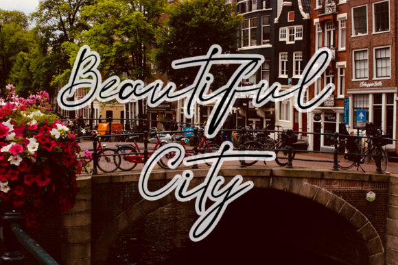 Amsterdam Font Poster 3