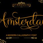 Amsterdam Font Poster 1