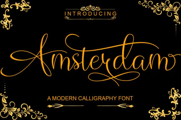 Amsterdam Font Amsterdam Font Poster 1