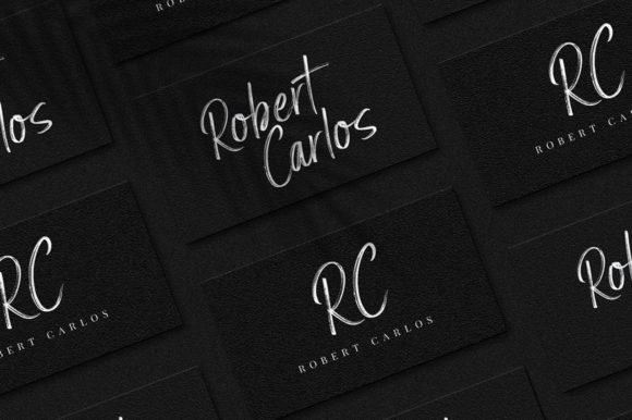 Amsterdam Signature Font Poster 6