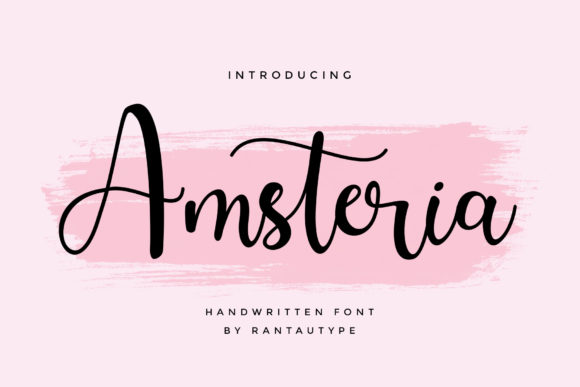 Amsteria Font Poster 1