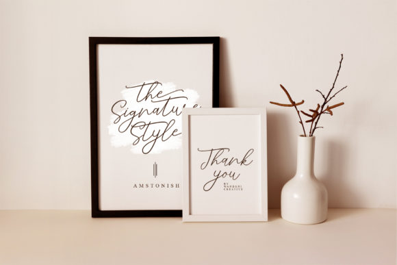 Amstonish Font Poster 10