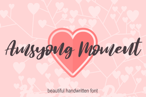 Amsyong Moment Font Amsyong Moment Font Poster 1