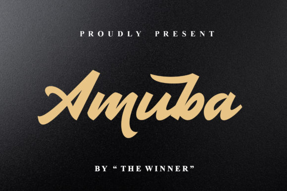 Amuba Font Poster 1