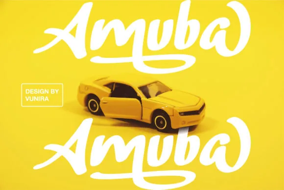 Amuba Font Amuba Font Poster 1