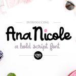 Ana Nicole Font Poster 1