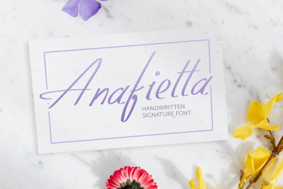 Anafietta Font Poster 1