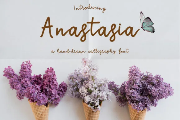 Anastasia Font Anastasia Font Poster 1