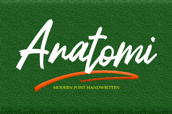 Anatomi Font Poster 1