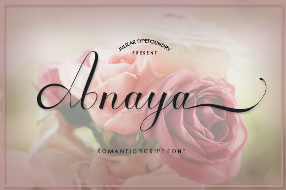 Anaya Font Poster 1