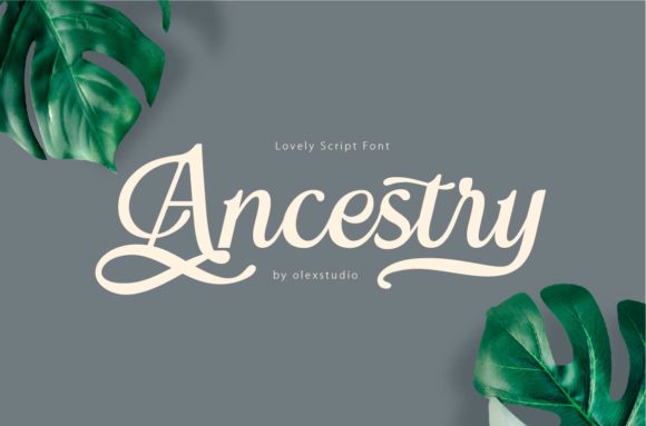 Ancestry Font Poster 1
