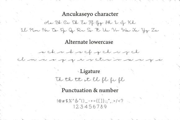 Ancukaseyo Font Poster 9