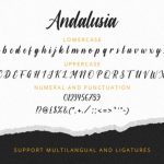 Andalusia Font Poster 11