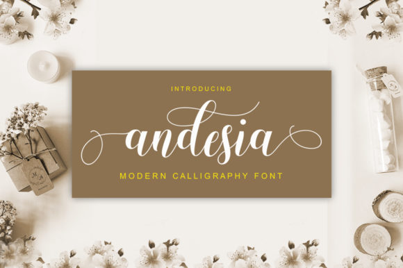 Andesia Font Poster 1