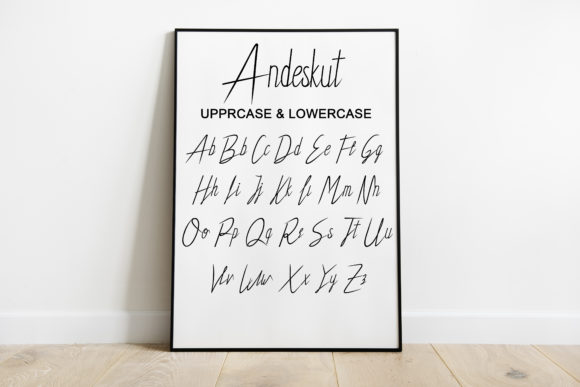 Andeskut Font Poster 4