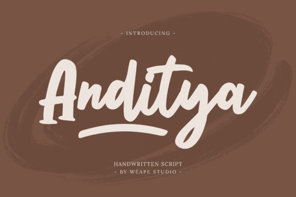 Anditya Font Poster 1