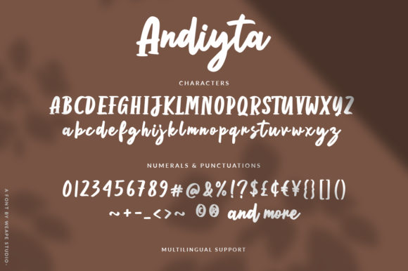 Anditya Font Poster 7