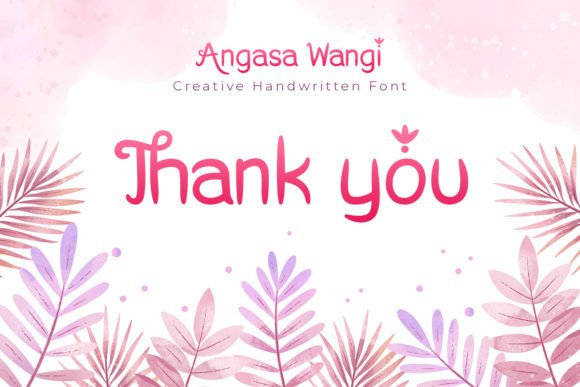 Angasa Wangi Font Poster 6