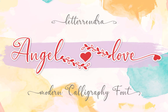 Angel Love Font Poster 1