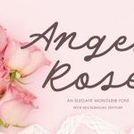 Angel Rose Font Poster 1