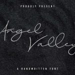 Angel Valley Font Poster 1