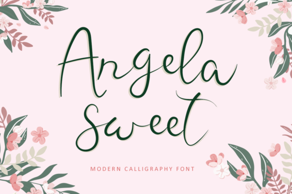 Angela Sweet Font Poster 1