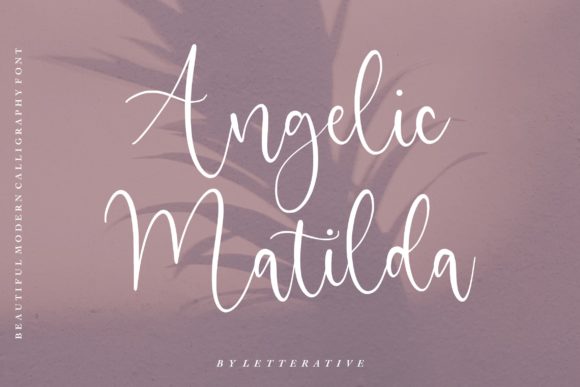 Angelic Matilda Font Poster 1