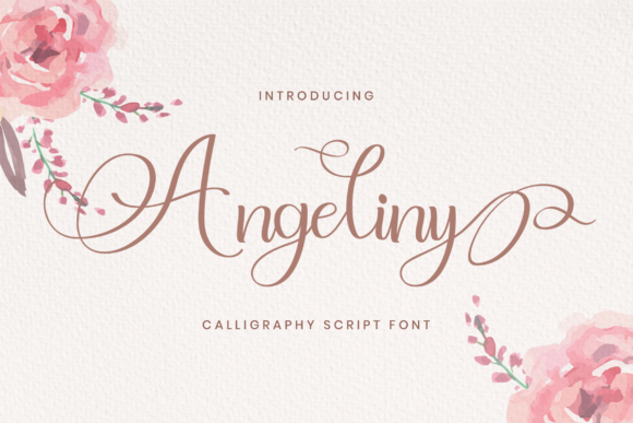 Angeliny Font Poster 1